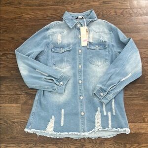 Denim Button Down Shirt